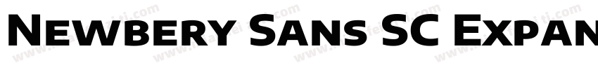 Newbery Sans SC Expanded ExtraBold字体转换